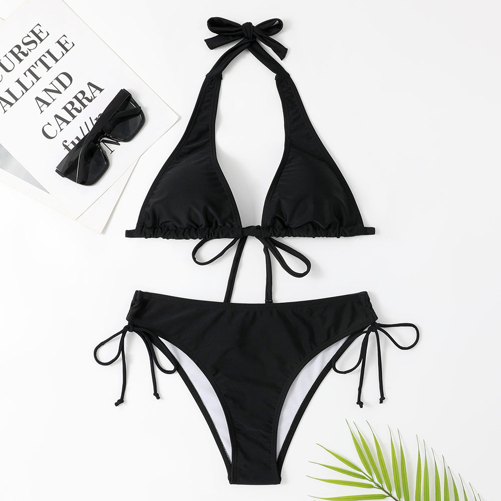 Damen Triangel-Bikini mit verstellbaren Trägern und schickem Schnitt Drune