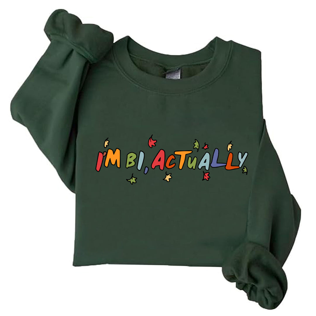 Damen Sweater mit kreativem Druck und lässigem Schnitt Drune