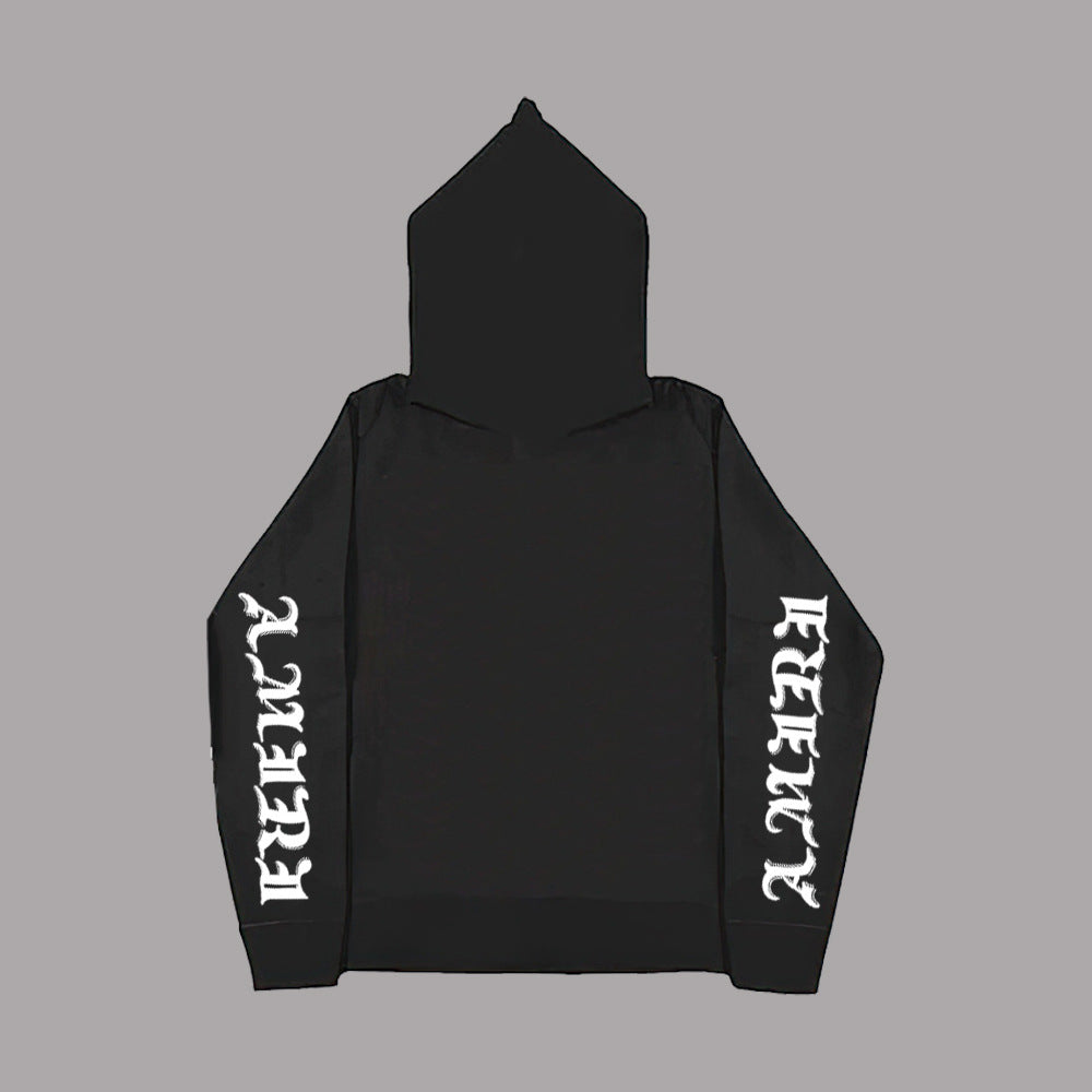 Damen Hoodie mit einzigartigem grafischen Druck Drune