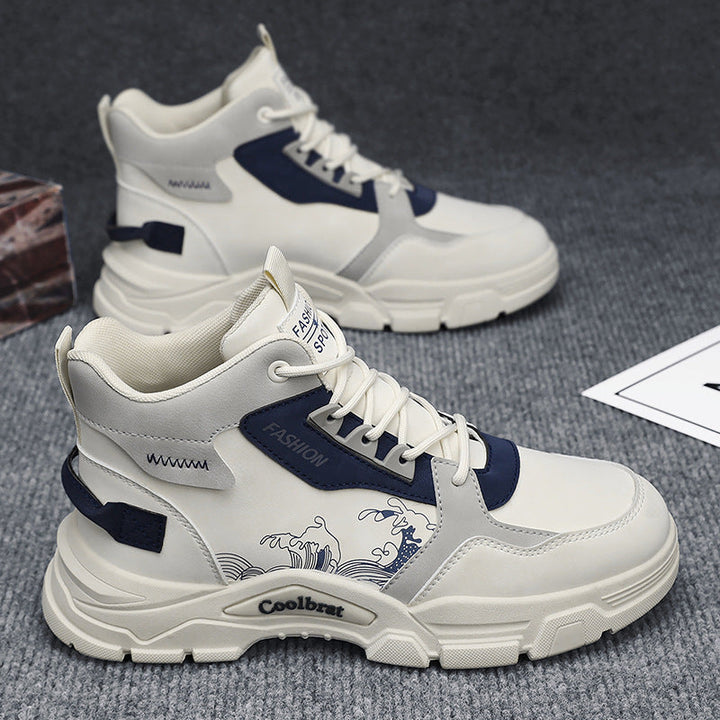 Damen Sportliche High-Top Sneakers mit atmungsaktivem Obermaterial und rutschfester Sohle Drune