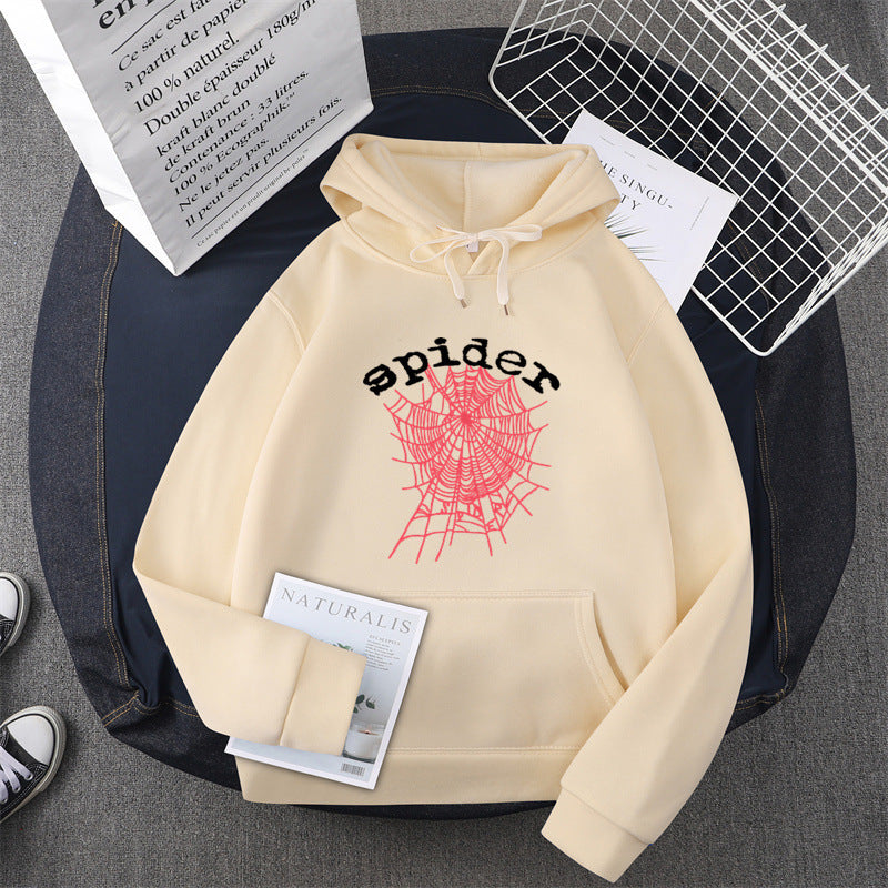 Damen Kapuzensweater mit kreativem Spinnenmotiv Drune