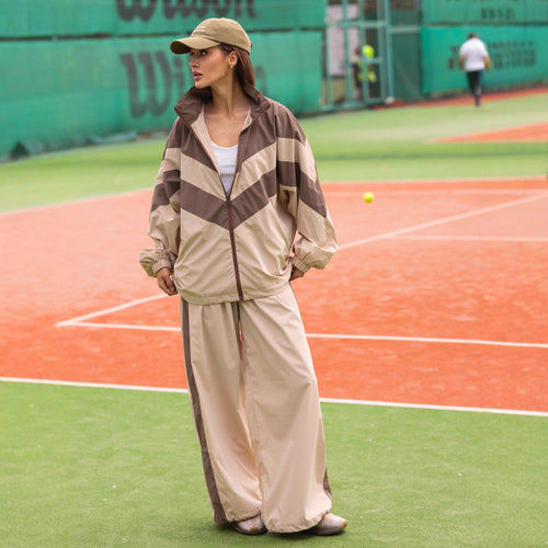 Damen Sportliche Freizeitjacke mit hohem Kragen und elastischen Bündchen Drune