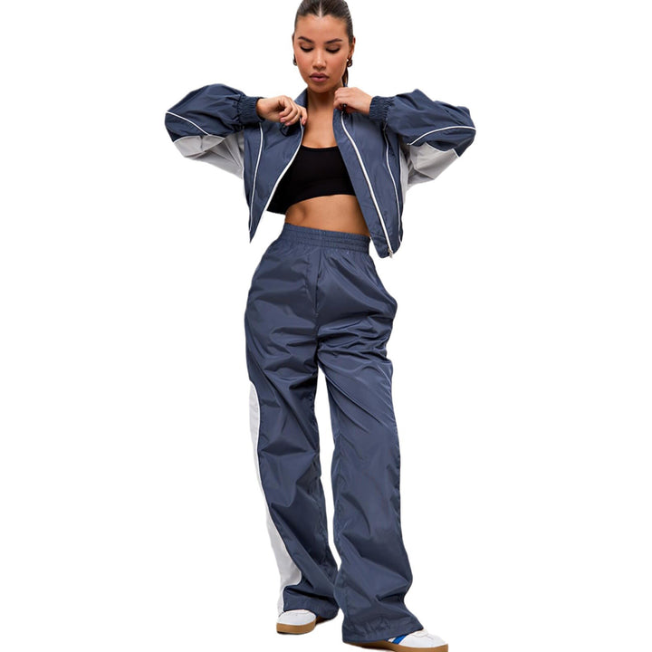 Damen stylischer Gesamteinteiler mit elastischem Bund und praktischen Taschen Drune