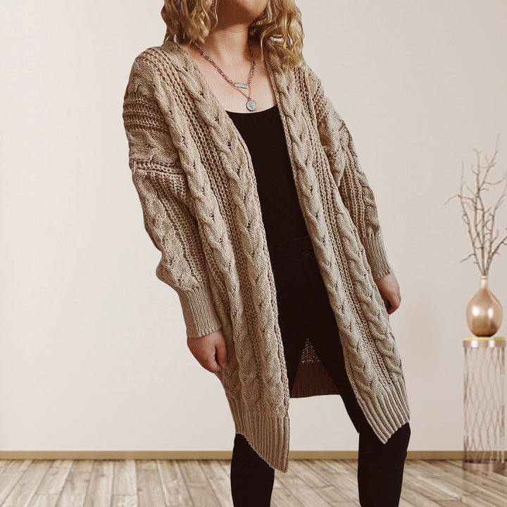 Damen Strickjacke im lässigen Oversized-Stil Drune