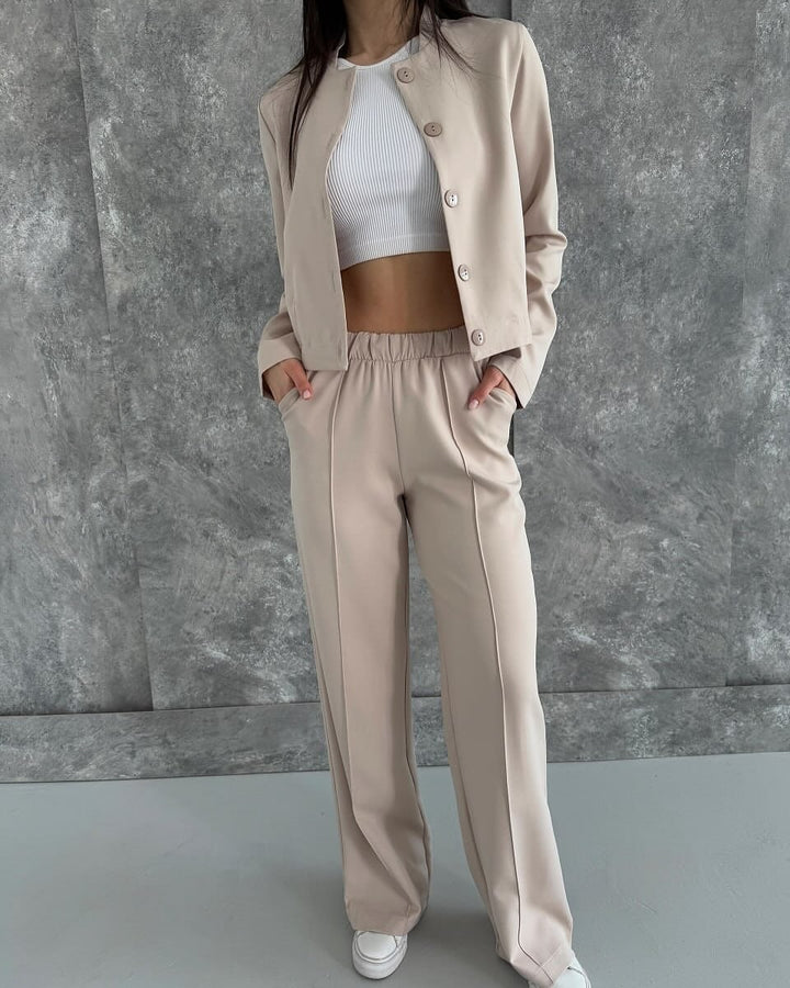 Damen Modischer und bequemer Cardigan mit hoher Taille Drune
