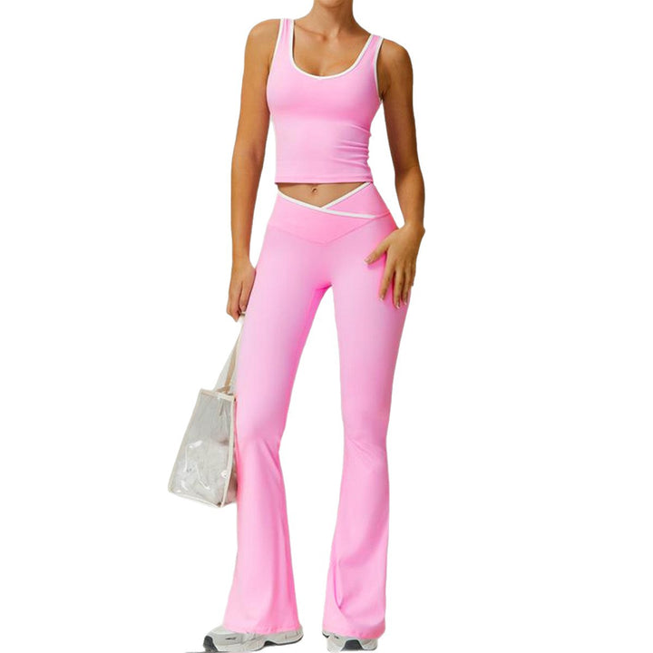 Damen Sportliche Leggings mit modischem Oberteil und innovativem Schnitt Drune