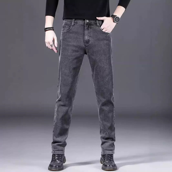 Herren modische Slim-Fit Jeans aus weichem Denim Drune