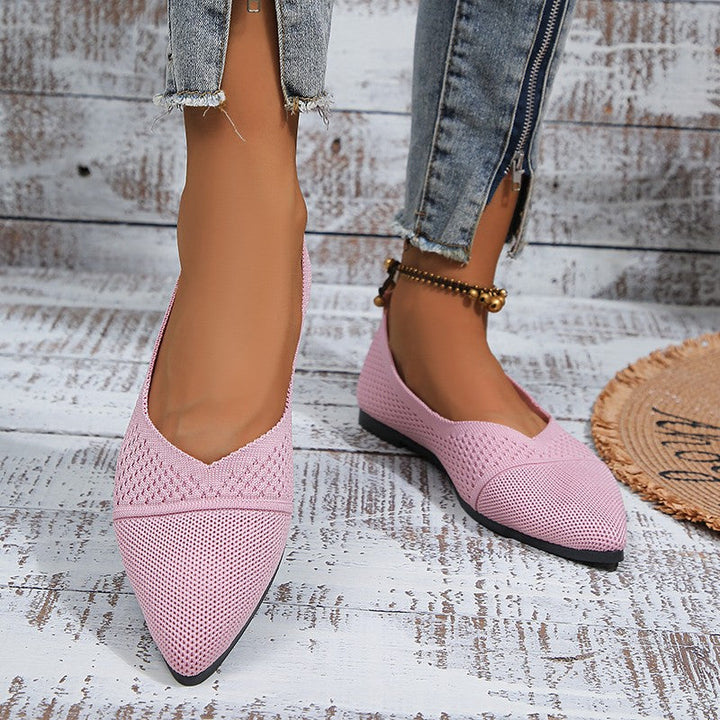 Damen Elegante und bequeme Slipper mit atmungsaktivem Obermaterial Drune