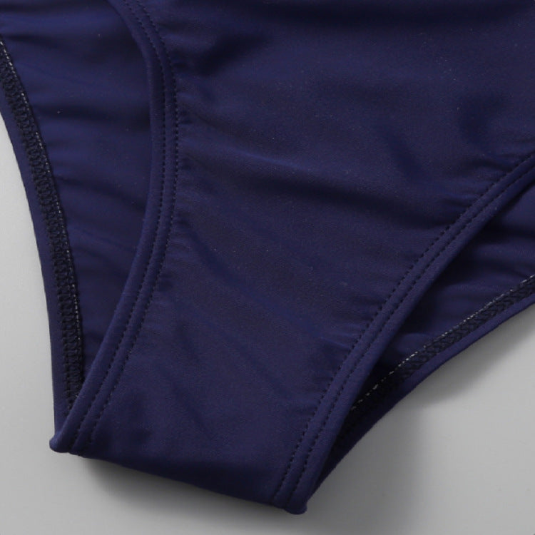 Damen Triangel-Bikini mit innovativem Knoten-Design und hoch geschnittenem Höschen Drune