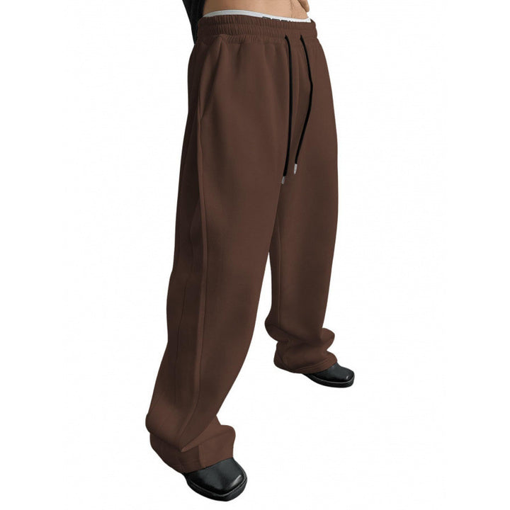 Damen nan weite Oversize Jogginghose mit tiefem Schritt, elastischem Bund und Kordelzug Drune