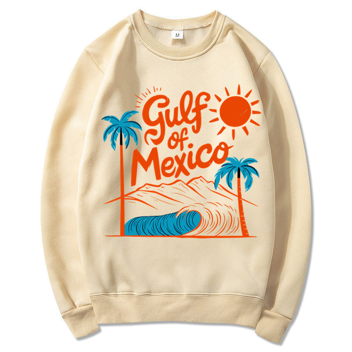 Damen Sweatshirt mit maritimem Grafikdesign und lässigem Schnitt Drune