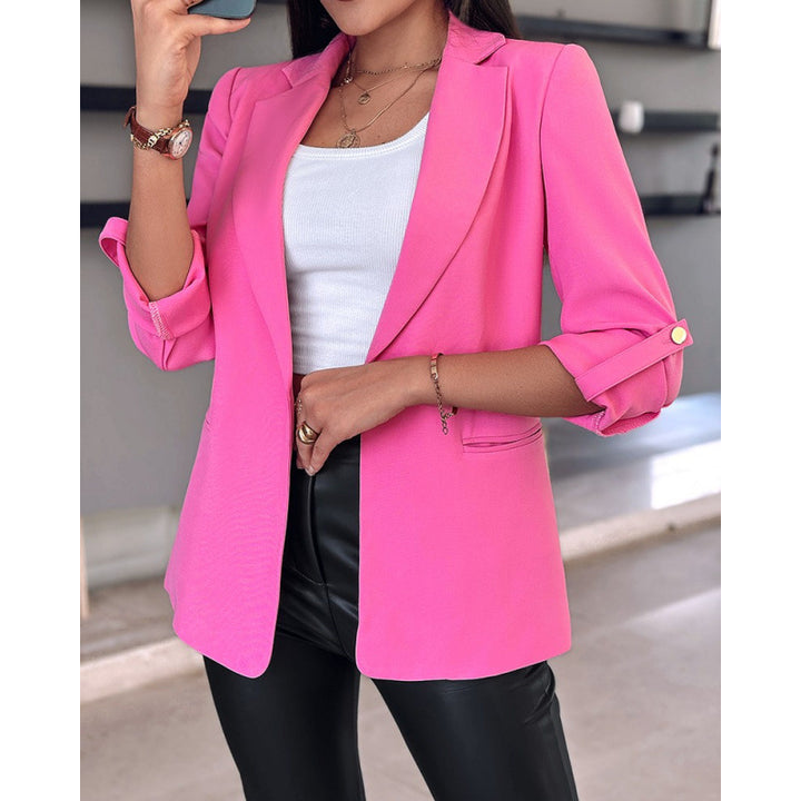 Damen Tailored Blazer mit hochmodischem Schnitt und asymmetrischen Ärmeln Drune