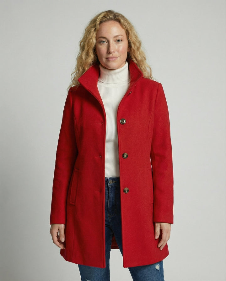 Eleganter Damen Wollmantel | Drune