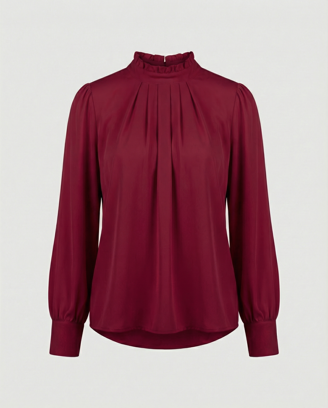 Drune | Falten Hoher Kragen Lässiger Schnitt Elegante Kleidung