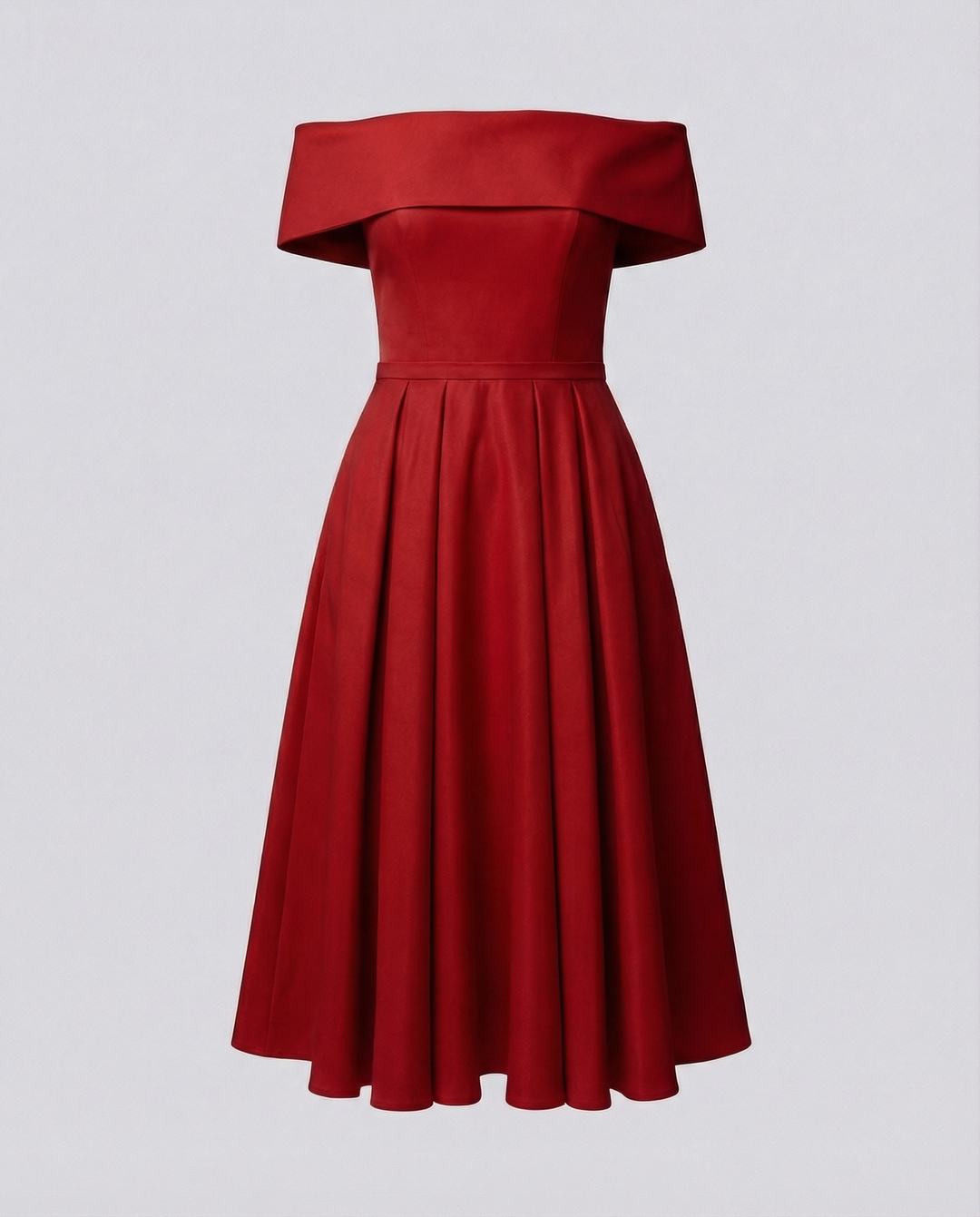 Mode Lässig Trägerlos Satin Partykleid