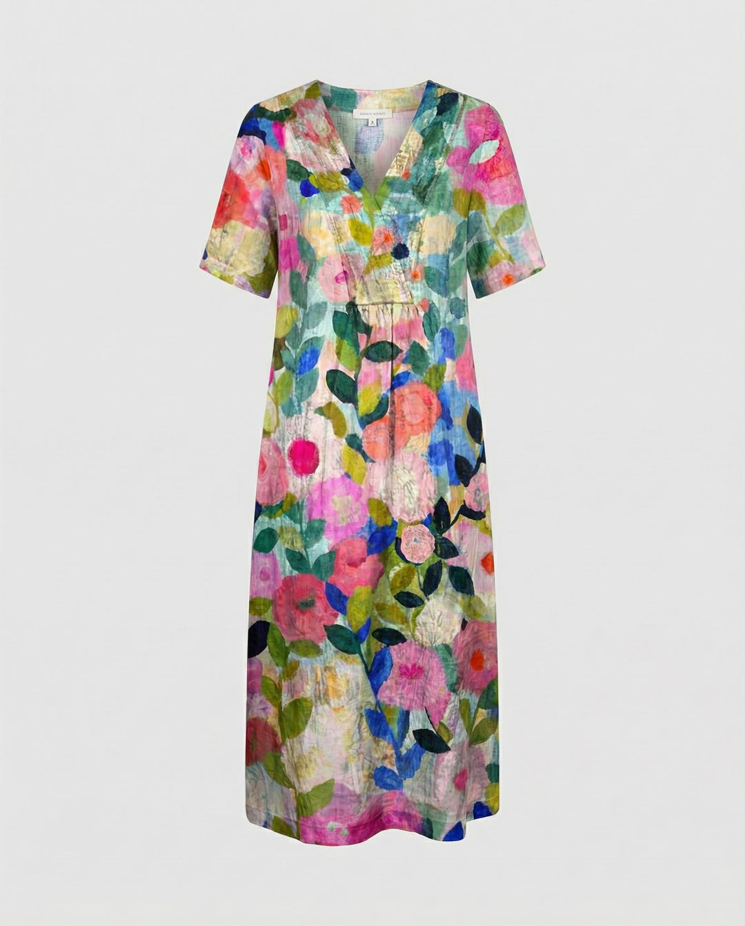 Luftiges Blumen Sommerkleid Damen | Drune