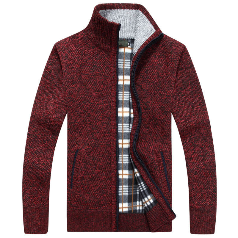 Drune | Herren Strickjacke Mit Fleecefutter