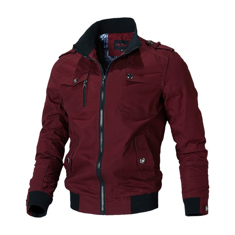 Drune | Übergangsjacke für Herren mit Reißverschluss und Brusttasche