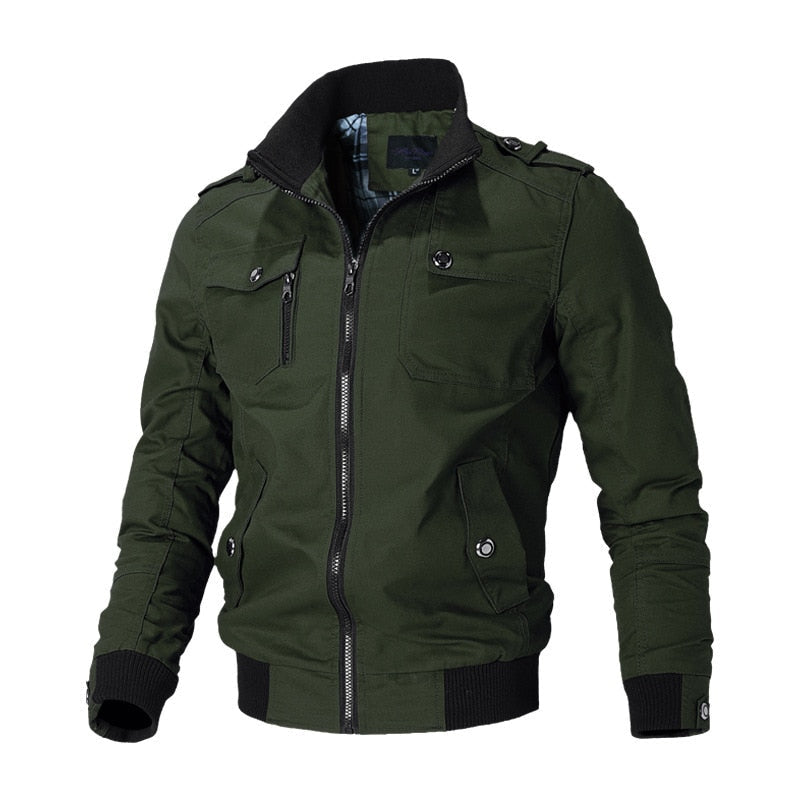 Drune | Übergangsjacke für Herren mit Reißverschluss und Brusttasche