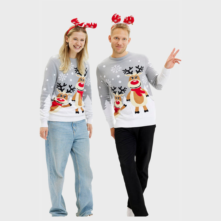 Drune | Süßer Weihnachtspullover - Damen