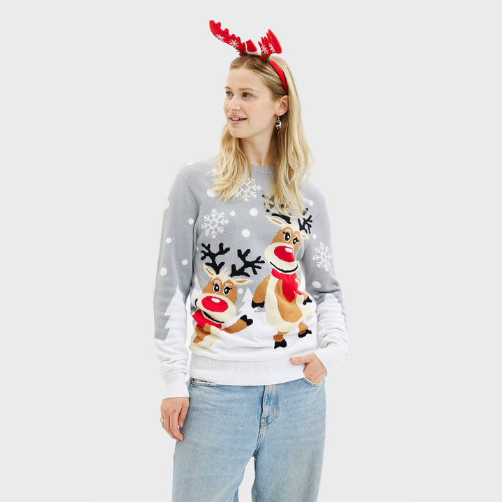 Drune | Süßer Weihnachtspullover - Damen