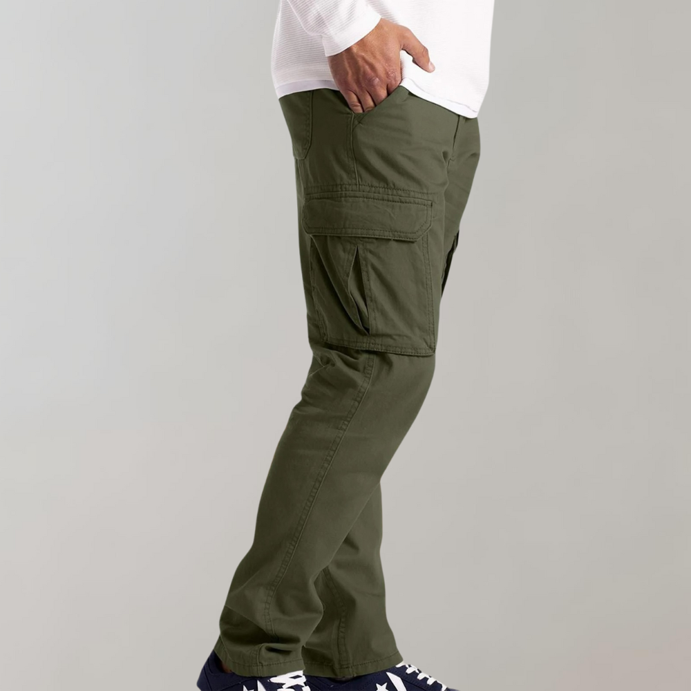 Drune | Cargo Hose mit Seitentaschen - Robuste Freizeithose im Streetwear-Look für Alltag, Outdoor & Arbeit