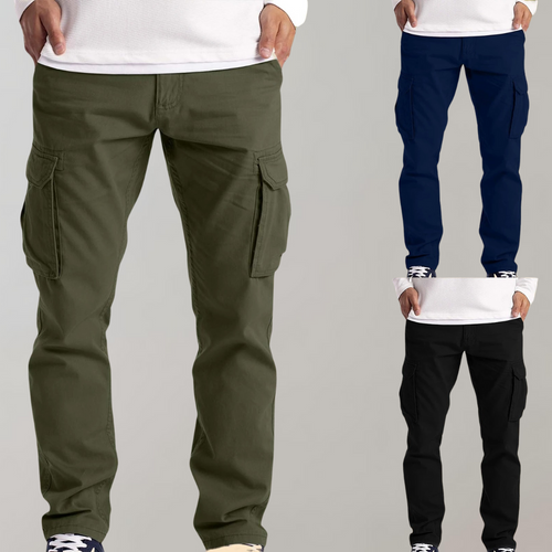 Drune | Cargo Hose mit Seitentaschen - Robuste Freizeithose im Streetwear-Look für Alltag, Outdoor & Arbeit