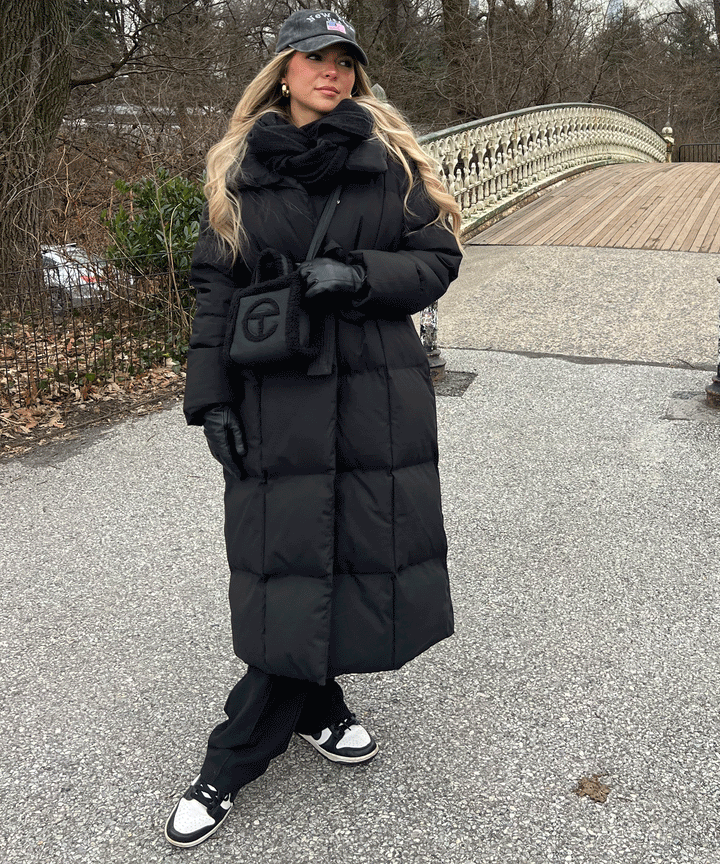Drune | Damen Oversized Lange Gesteppten Winterparka