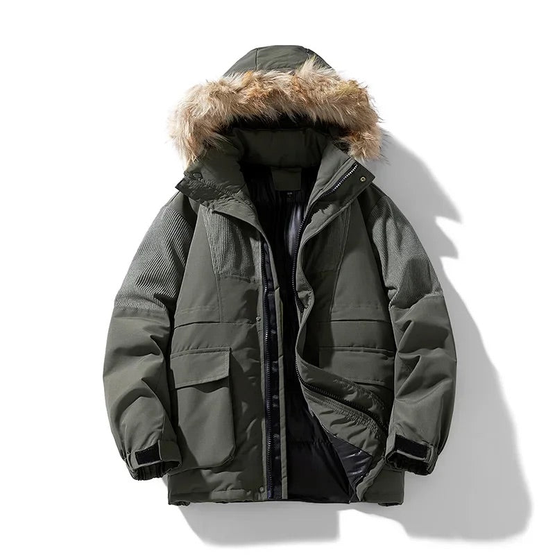 Drune | Elegante Oversized Steppwinterjacke