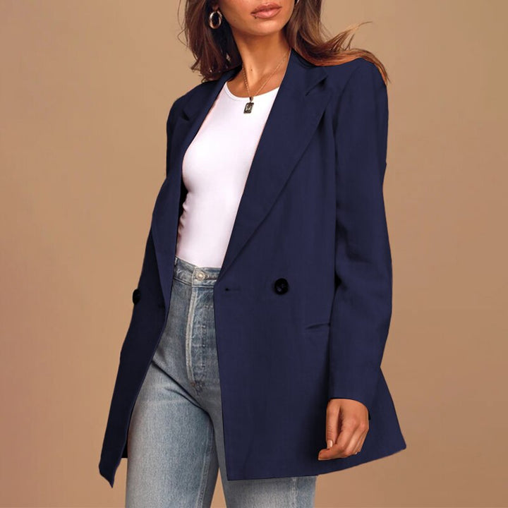 Drune | Blazer Übergroß Fit Doppelreihig Mit Knöpfen Klassische Revers