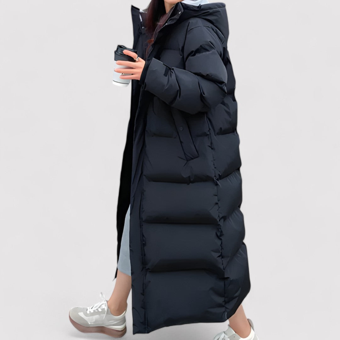 Drune | Winterjacke mit Kapuze - Oversized - Pufferjacke