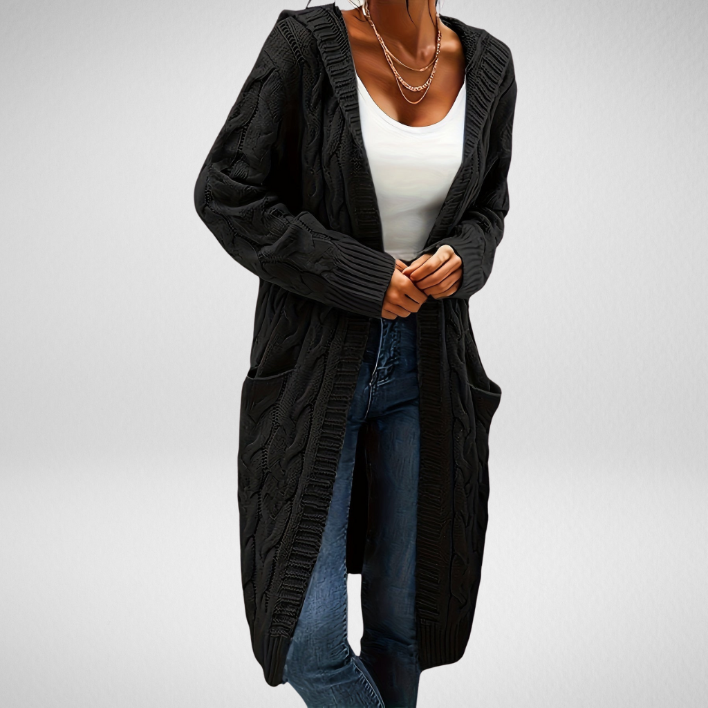 Drune | Weiche Jacke mit Kapuze und Taschen