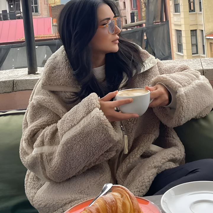 Drune | Teddy Fleece Jacke Für Damen