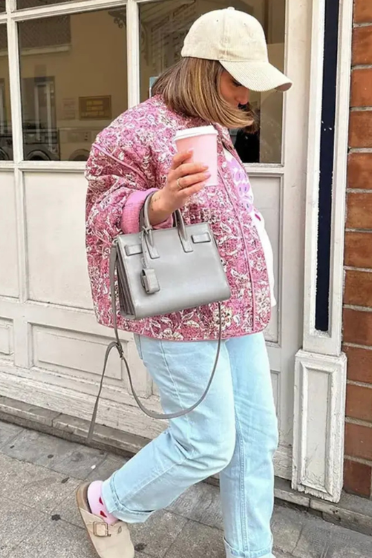 Drune | Jacke mit Frühlingsdruck