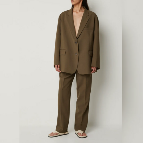 Drune | Klassischer Blazer Wollmischung Stilvoll, Zeitlos
