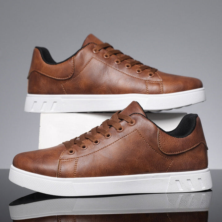Herren Leder Sneaker Klassisch