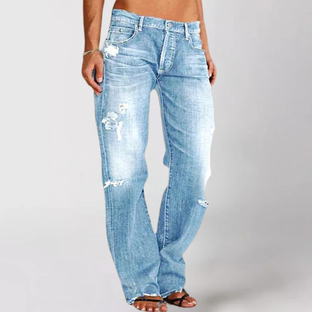 Drune | Damen Baggy Jeans   Leicht