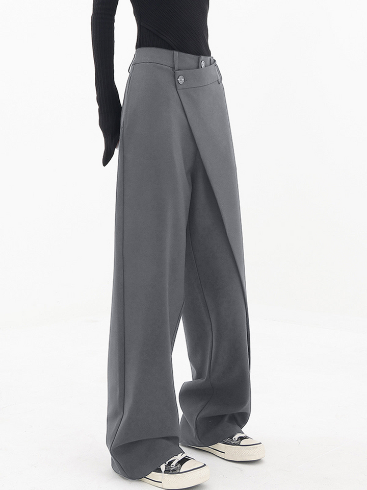 Drune | Weite Hosen mit Hoher Taille für Damen