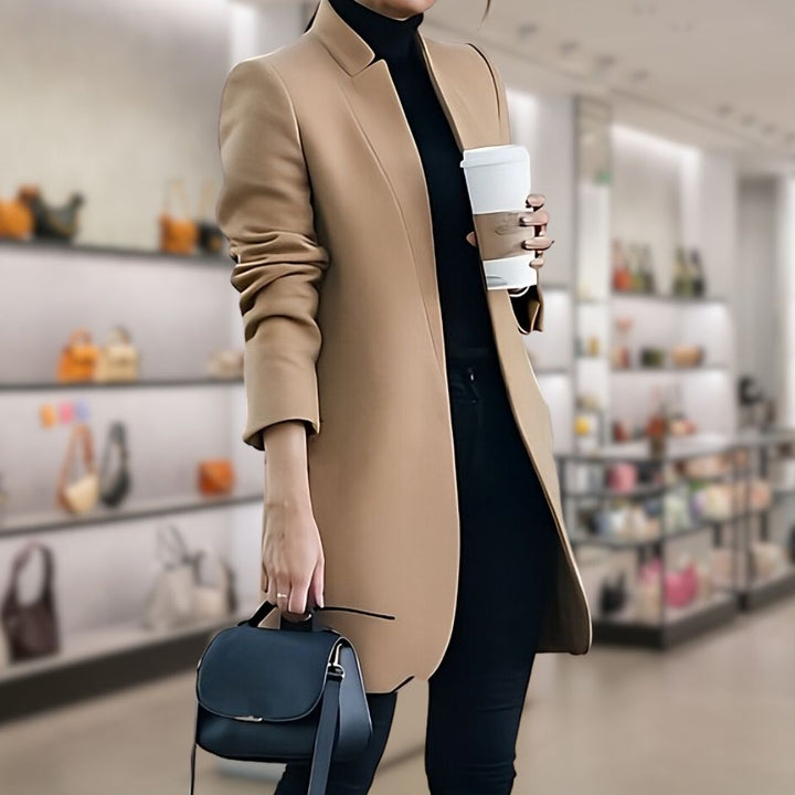 Drune | Damen Herbst Winter Wollblazer - Stilvoll & Warm für Kalte Tage