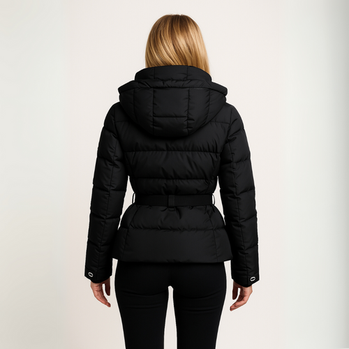 Drune | Frauen Puff-Jacke – Mit Gürtel, Wasserabweisend
