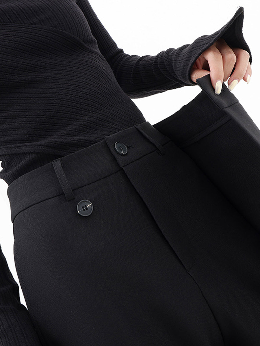Drune | Weite Hosen mit Hoher Taille für Damen