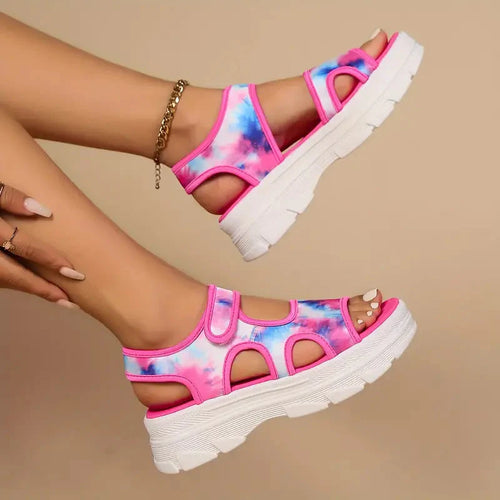 Drune | Sandalen Fußgewölbestütze Massage Keilsandalen Schuhe für den Sommer