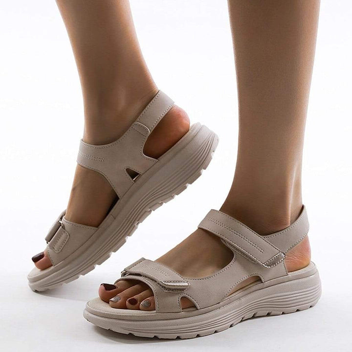 Orthopädische Sandalen - Leichte Klettsport-Sandalen für Frauen Drune