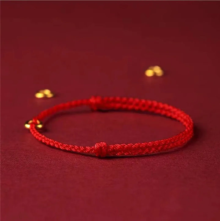 Drune | Handgewebtes Goldenes Kreisarmband