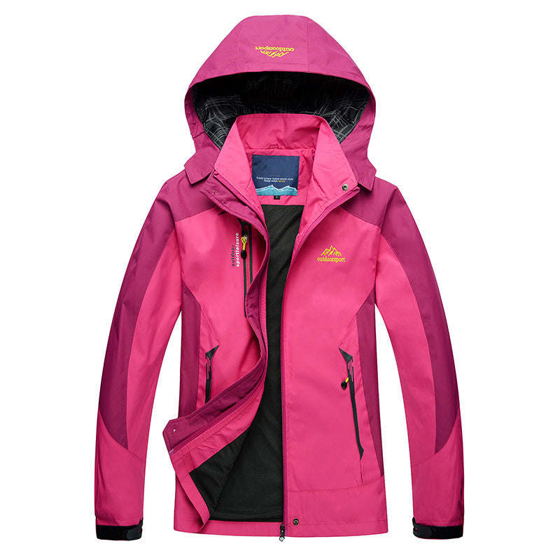 Drune | Wasserdichte Jacke mit abnehmbarer Kapuze für Frauen