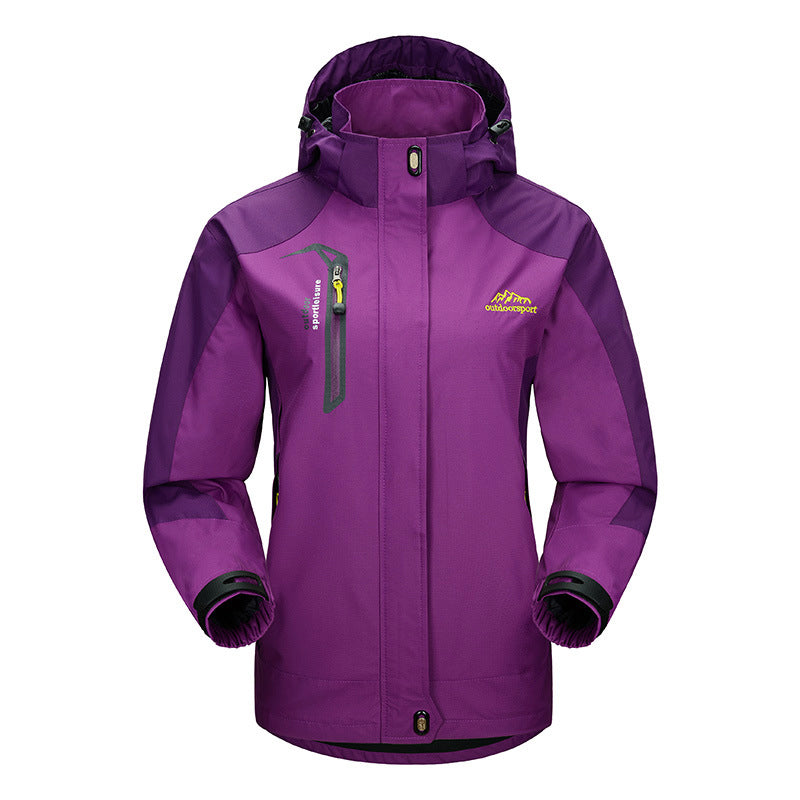 Drune | Wasserdichte Jacke mit abnehmbarer Kapuze für Frauen