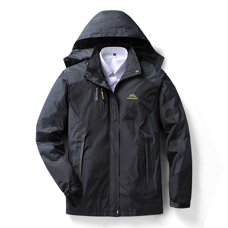 Drune | Wasserdichte Jacke mit abnehmbarer Kapuze für Frauen