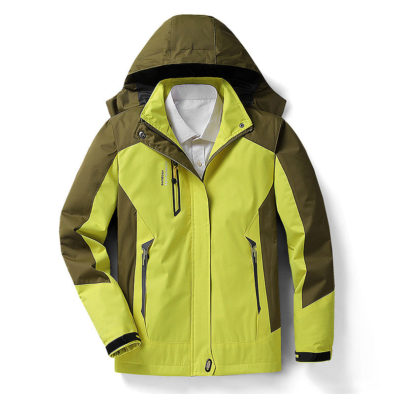 Drune | Wasserdichte Jacke mit abnehmbarer Kapuze für Frauen