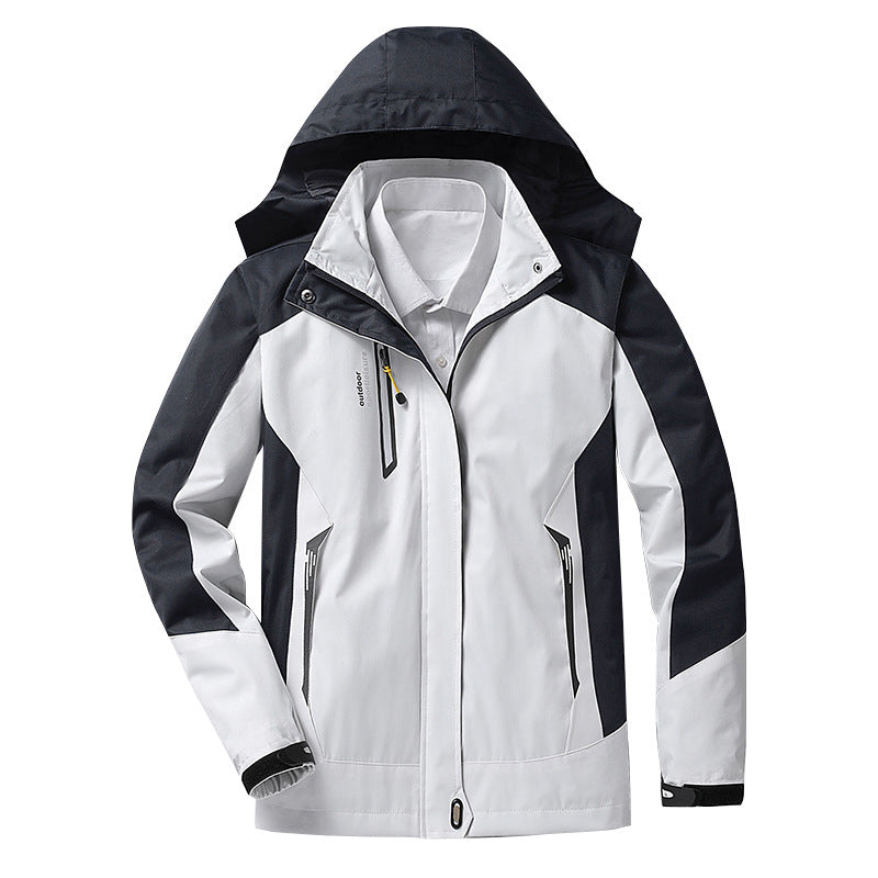 Drune | Wasserdichte Jacke mit abnehmbarer Kapuze für Frauen