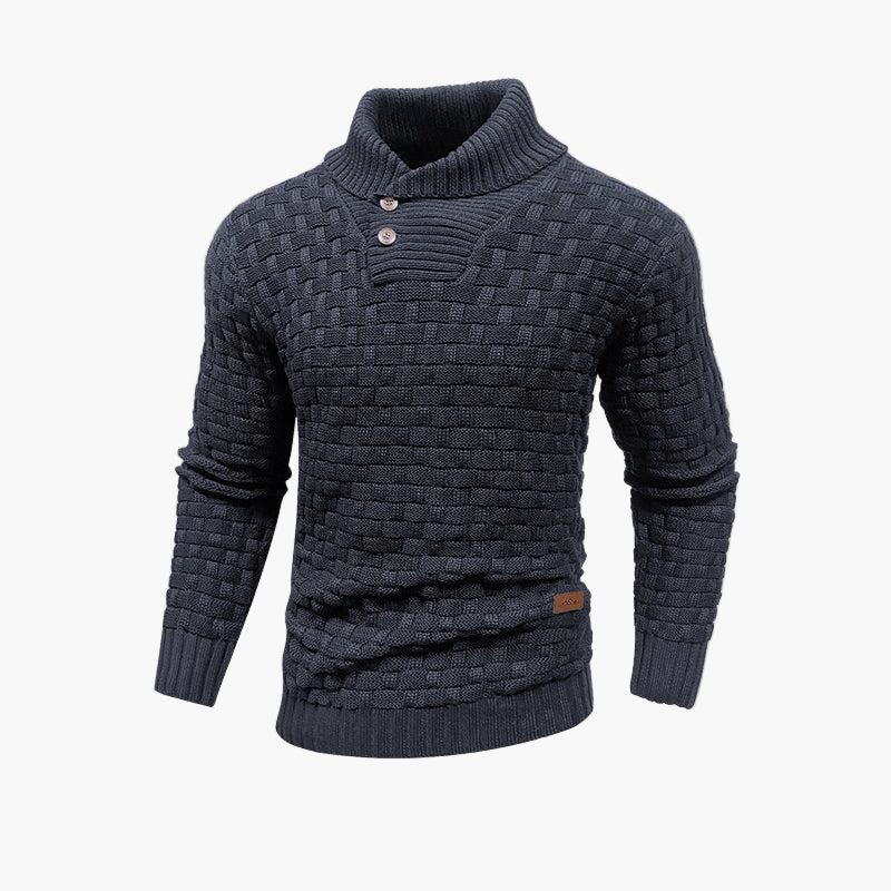 Drune | Modischer Strickpullover mit Knopfleiste - Eleganter Freizeit-Look für Herbst & Winter